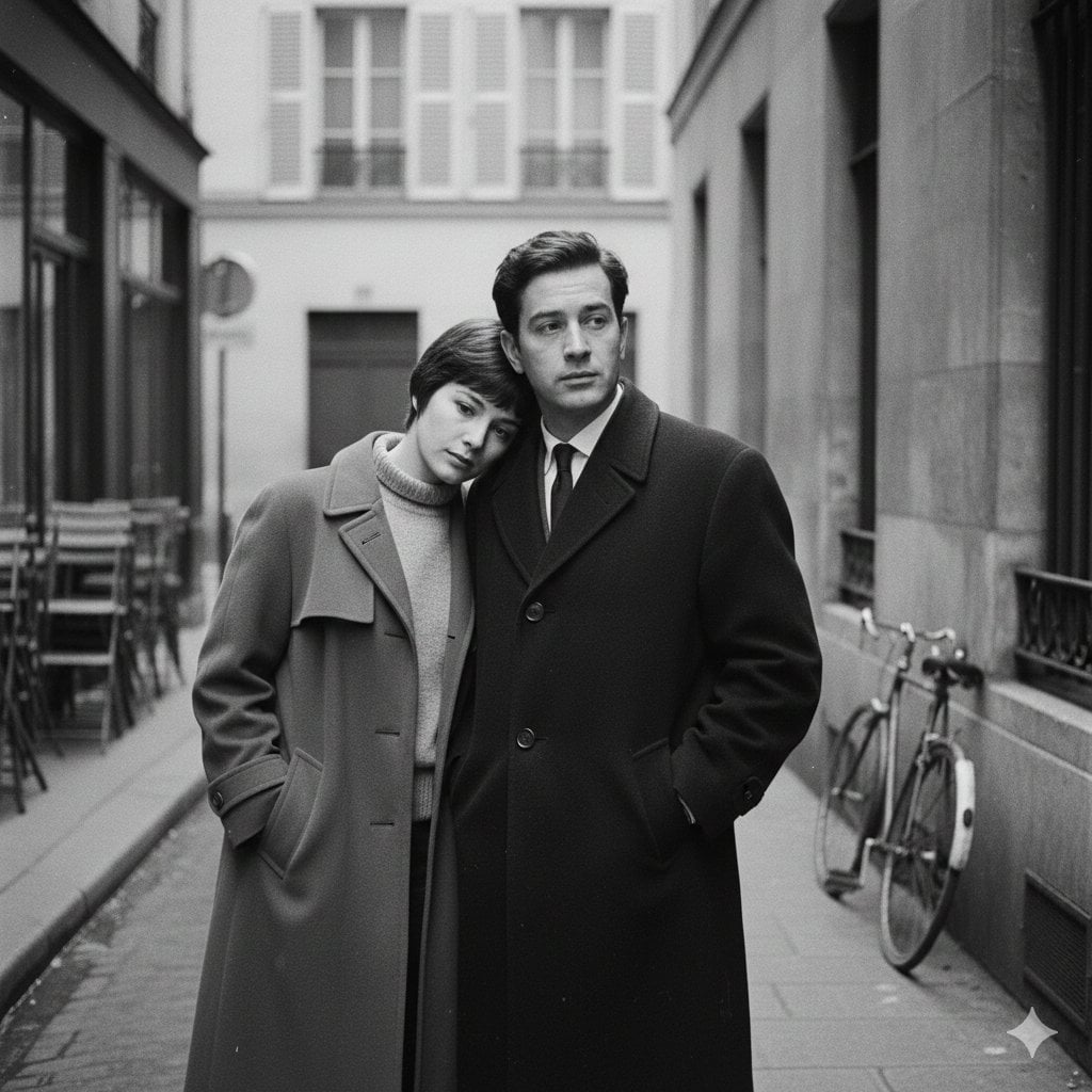 Quiet Parisian Lovers — nano banana image generation